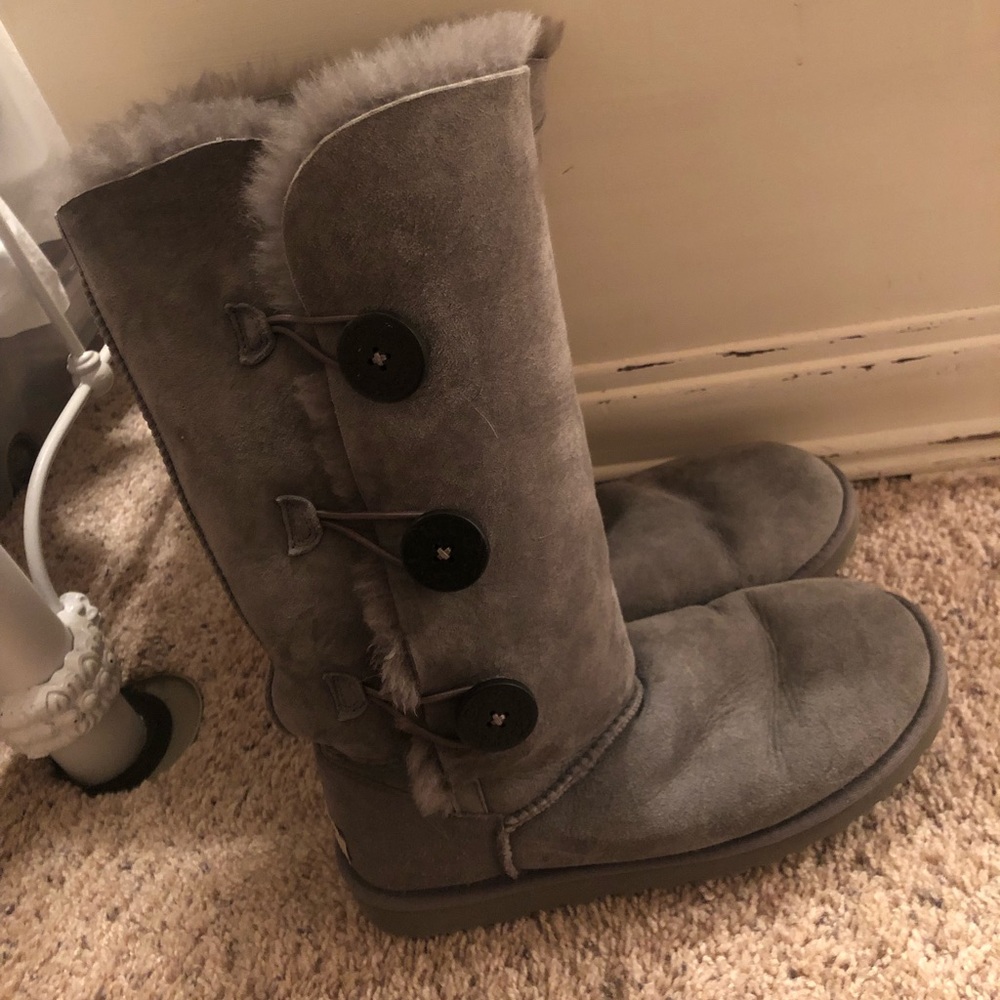 Authentic Tall Gray Ugg Boots